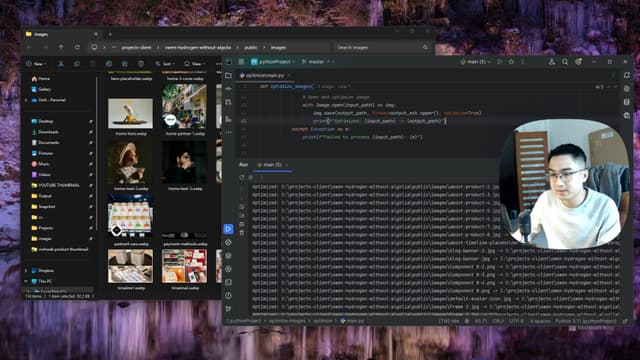 Code Python Optimize/tối ưu hình ảnh miễn phí hàng loạt - Share Code