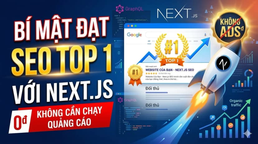 Bí Mật Để Đạt SEO Top 1 Với Next.js Mà Không Cần Chạy Quảng Cáo