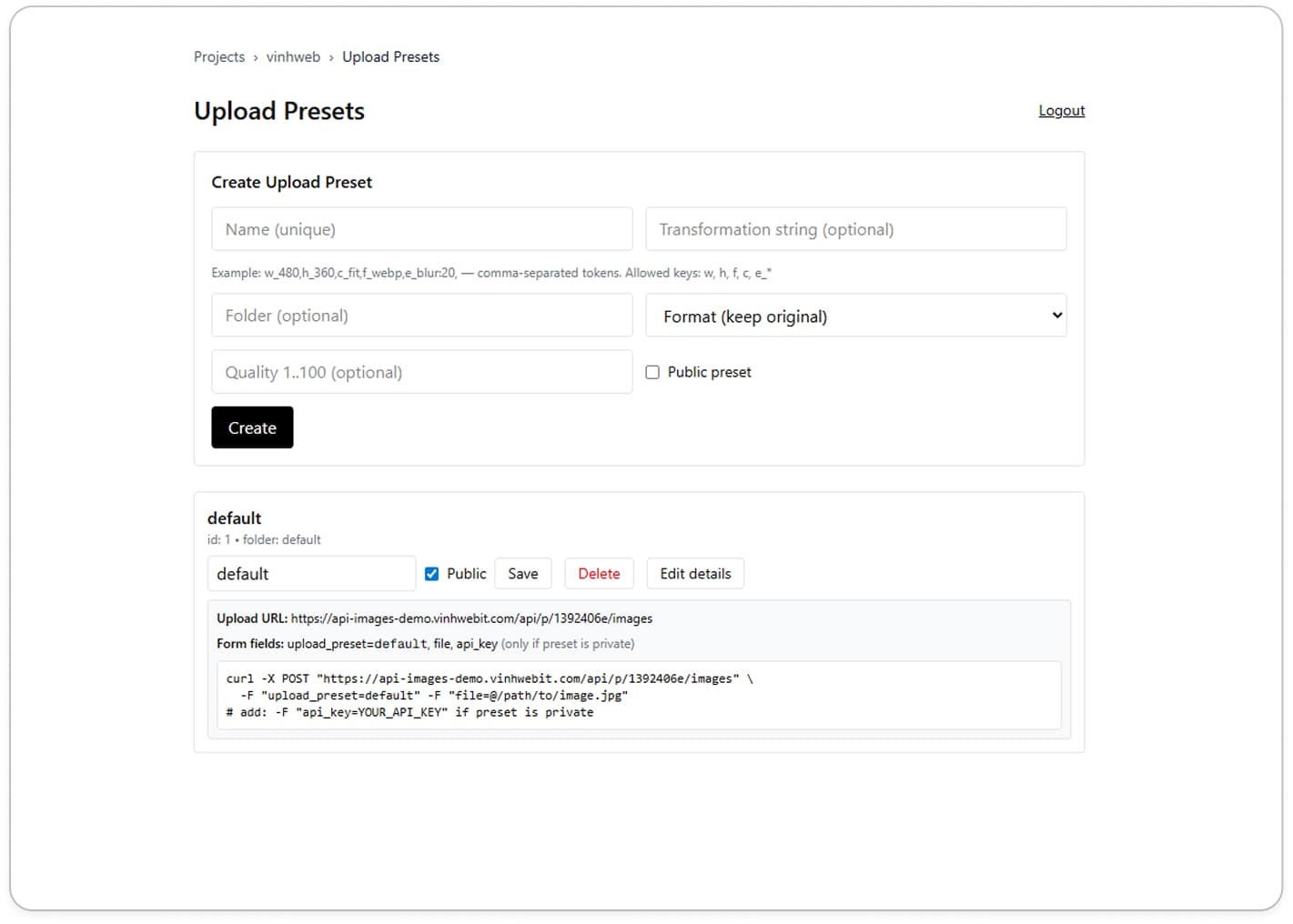 Ảnh Laravel Cloudinary Clone API - giải pháp thay thế API upload ảnh Cloudinary 10