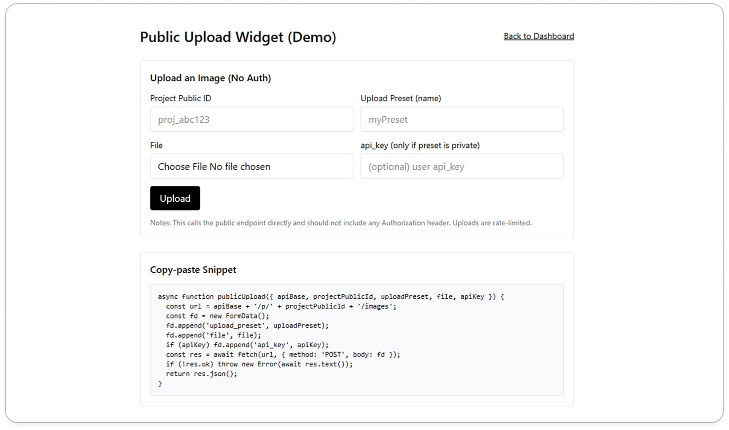 Ảnh Laravel Cloudinary Clone API - giải pháp thay thế API upload ảnh Cloudinary 4