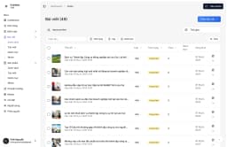 Ảnh Source Code CMS Dashboard Next.js 16 Prisma MongoDB Chuẩn SEO 2