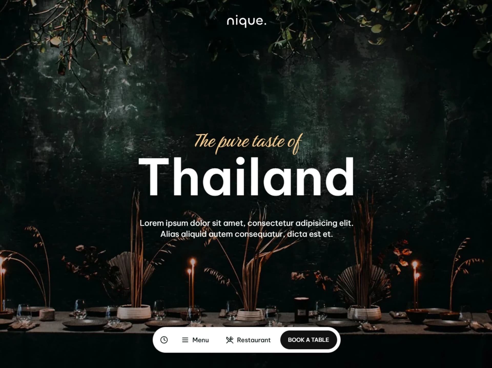 Ảnh Nique - Source Code Website Nhà Hàng Bằng Next.js, Tailwind CSS & Sanity CMS 1