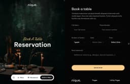 Ảnh Nique - Source Code Website Nhà Hàng Bằng Next.js, Tailwind CSS & Sanity CMS 3