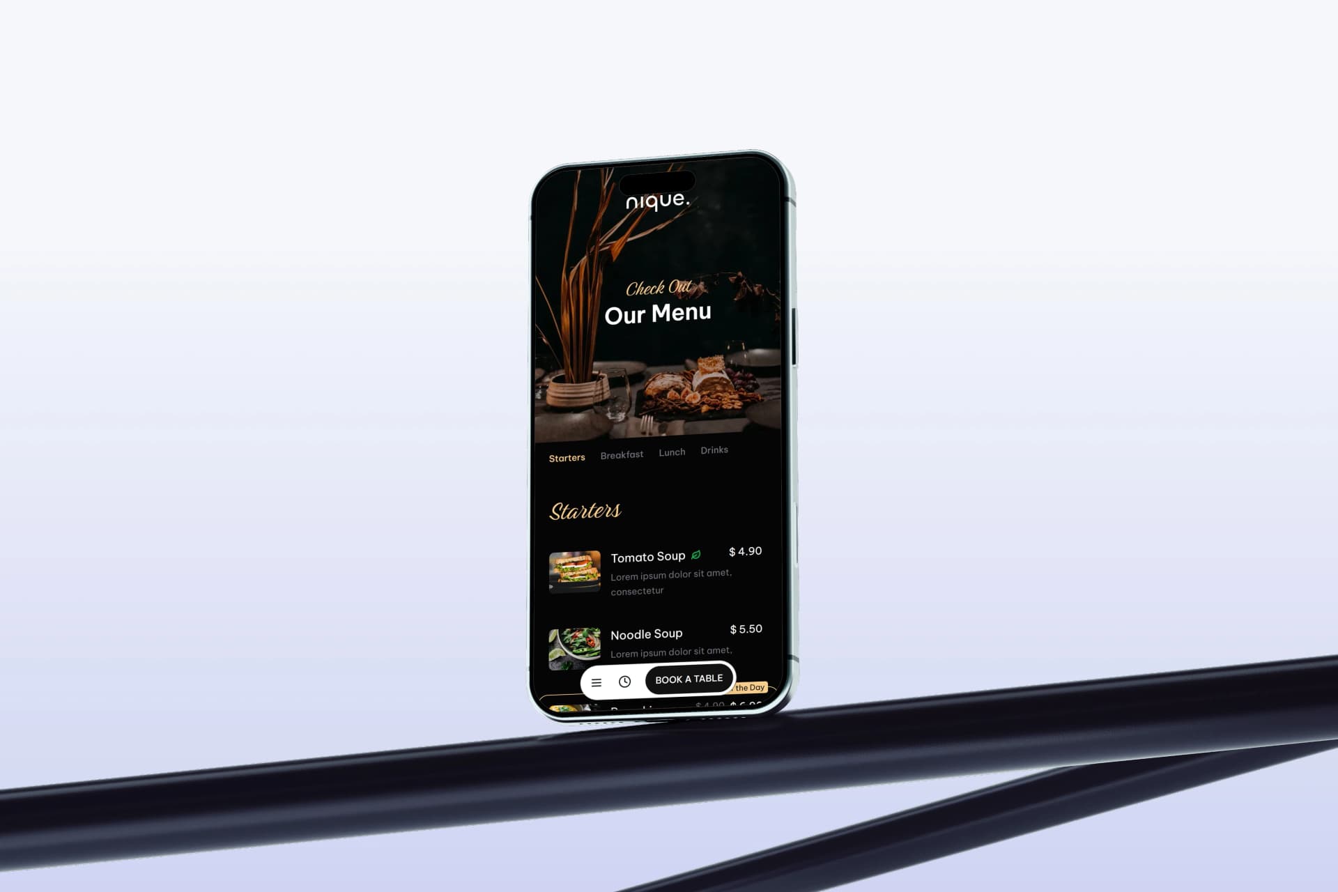 Ảnh Nique - Source Code Website Nhà Hàng Bằng Next.js, Tailwind CSS & Sanity CMS 5
