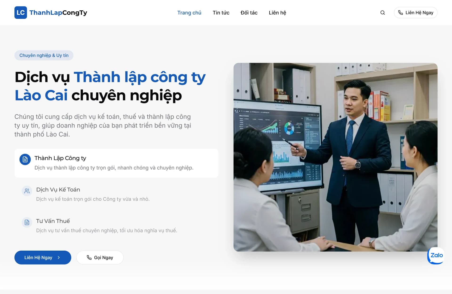 Ảnh Source Code Web Dịch Vụ Thành Lập Công Ty Next.js 16, Prisma, MongoDB (Full Frontend + Dashboard) 2