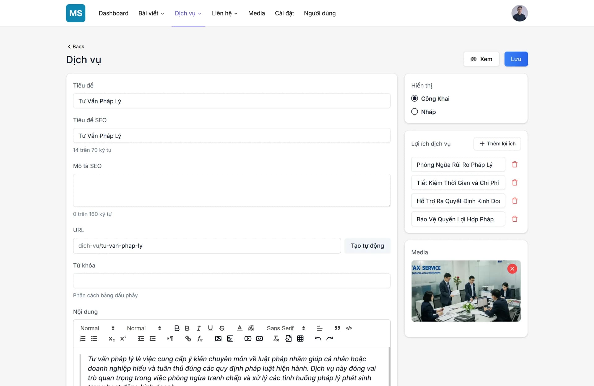 Ảnh Source Code Web Dịch Vụ Thành Lập Công Ty Next.js 16, Prisma, MongoDB (Full Frontend + Dashboard) 13