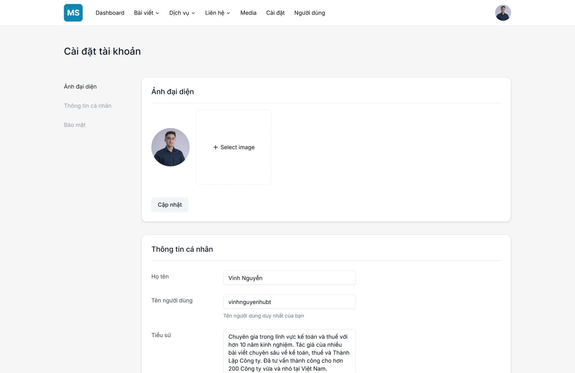 Ảnh Source Code Web Dịch Vụ Thành Lập Công Ty Next.js 16, Prisma, MongoDB (Full Frontend + Dashboard) 18