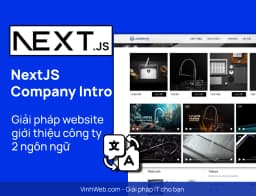Ảnh Source code NextJS Fullstack Giới thiệu công ty, sản phẩm - 2 ngôn ngữ (có CMS) 1